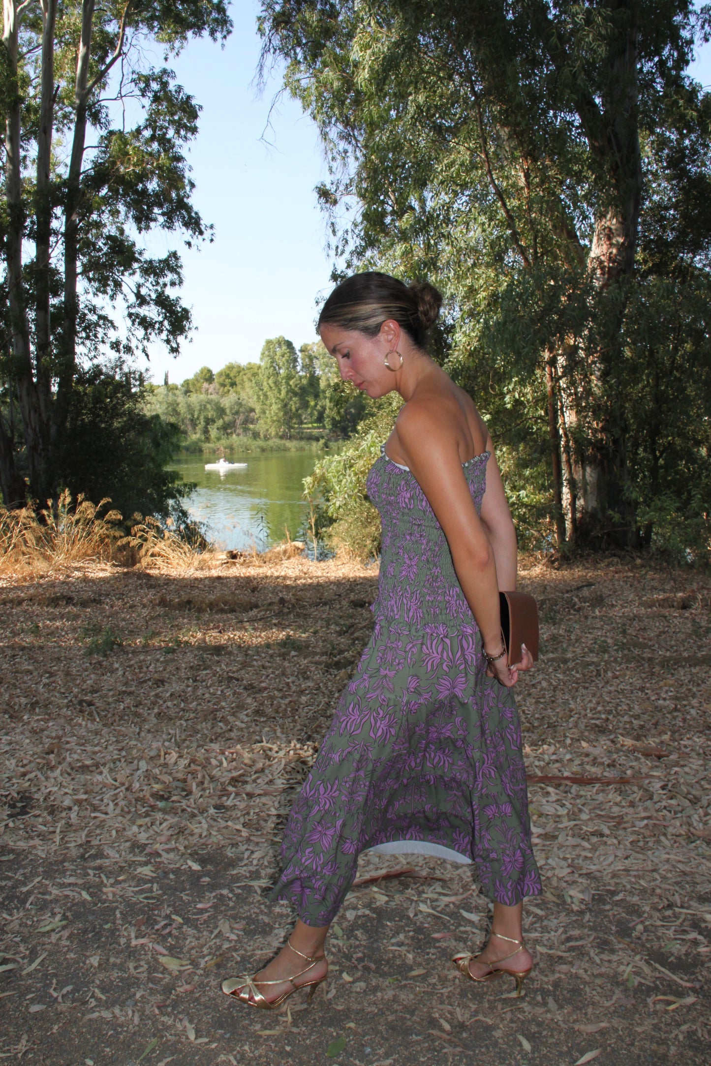 Vestido honor flores
