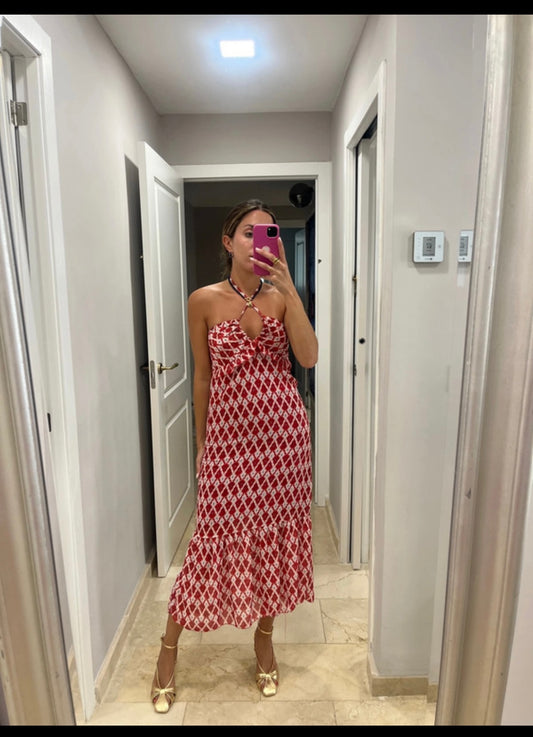 Vestido rojo multiposición